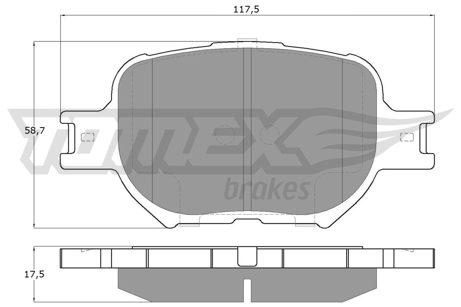 TOMEX Brakes TX 15-62 Sada...